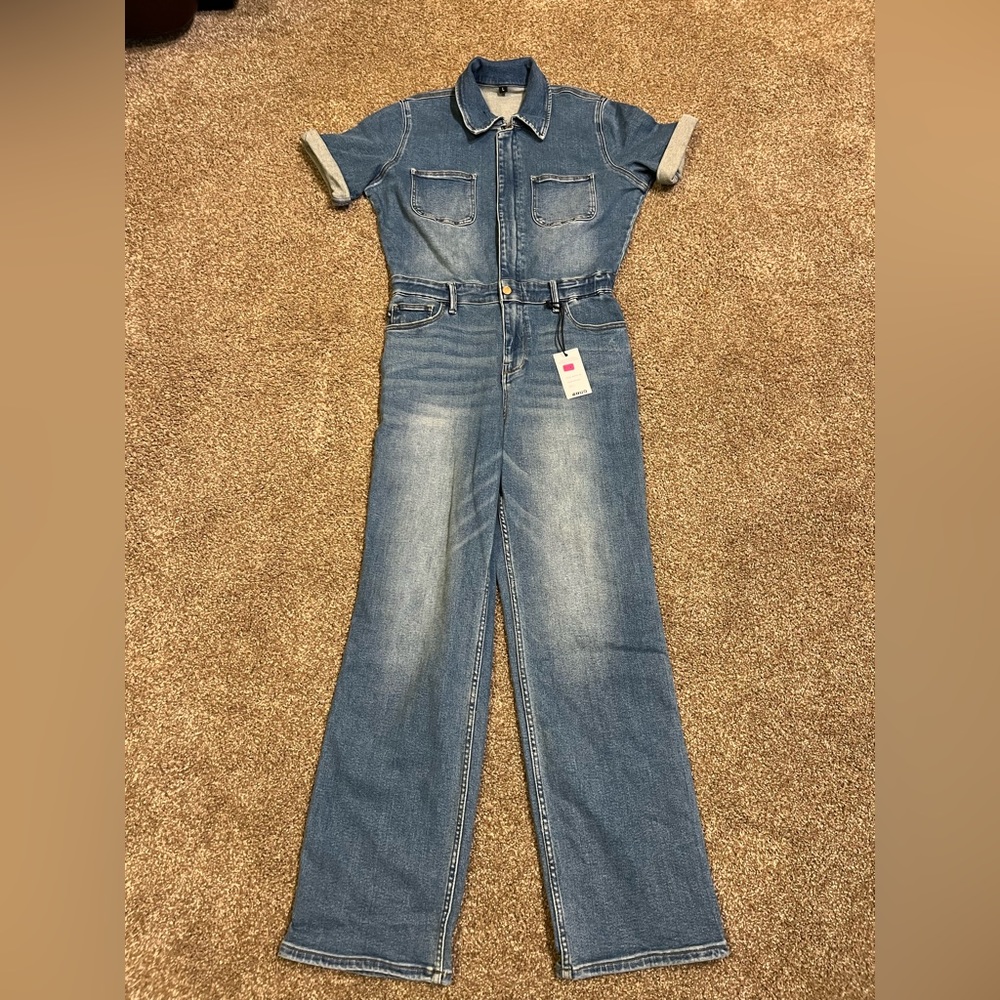 NWT Judy Blue jumpsuit L